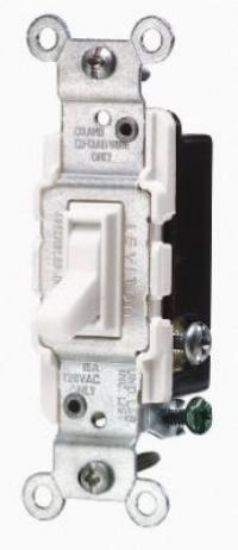 Picture of Light-Switch 15-Amp White 3-Way Quiet