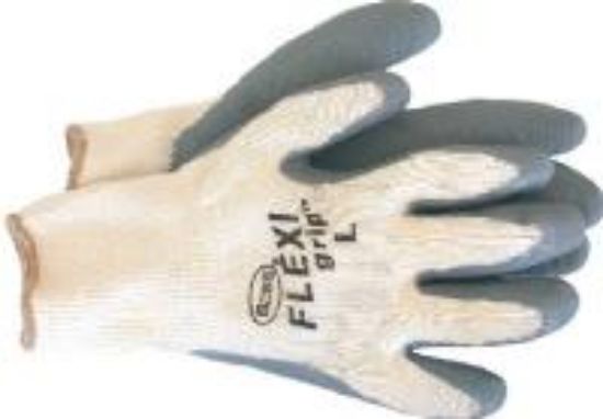 Picture of 12 Pair Gray Latex-Coated Palm Gloves