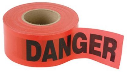 Picture of Barricade-tape "danger" 3" X 1000' X 0.002"