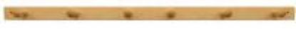 Picture of 6 Peg Natural Wood Rack