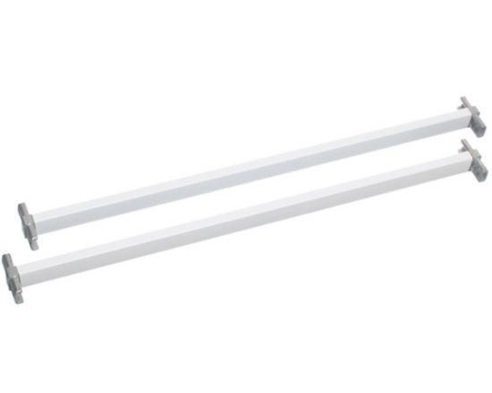 Picture of T- Bars for Stacking Drawer Medium White 2-Piece
