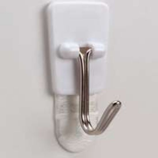 Picture of Hook Utensils Adhesive Plastic White