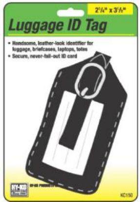 Picture of Luggage ID Tag Leather 2-1/4" x 3-1/2"