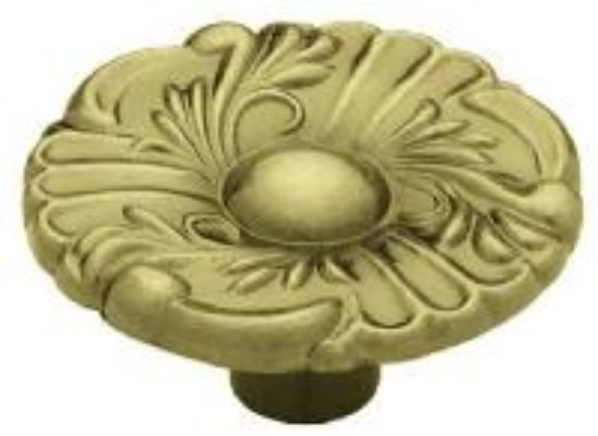 Picture of Provincial Round Cabinet-Knob Antique Brass 1-1/2"