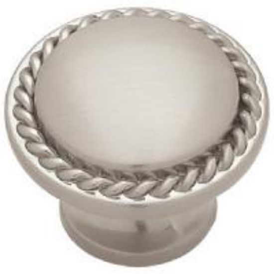 Picture of 1-1/8" ni Rope Edge Cabinet-Knob