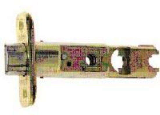 Picture of Adjustable Deadlatch Polished Brass 6-Way