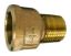 Picture of 1-1/4" Sil-Braze Threadless-Brass-Pipe X 1-1/4" Mpt