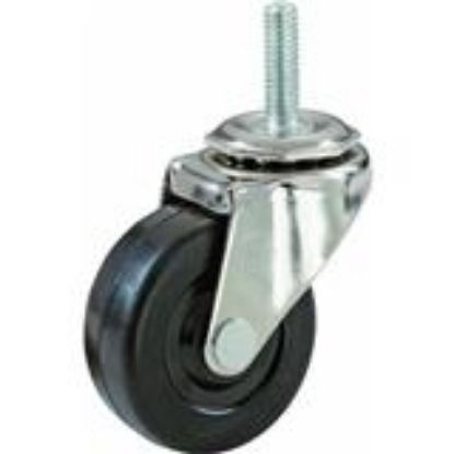 Picture of Caster Rubber-wheel 90-lb 3/8"-16