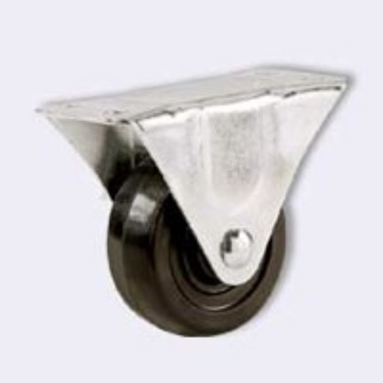 Picture of 3" Rubber Rigid-Caster