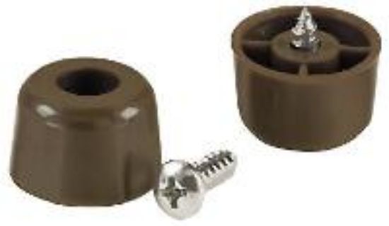 Picture of Screw Bumpers Brown 7/8"