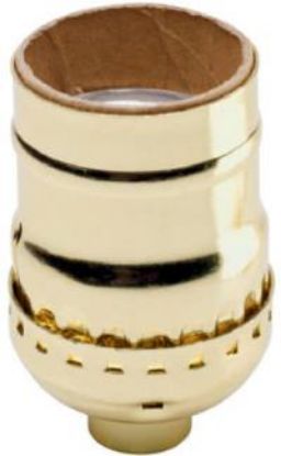 Picture of Light-Bulb-Socket Brass Keyless Shell