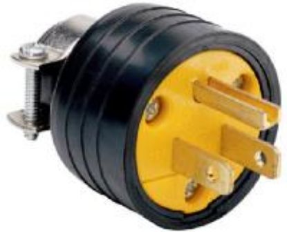 Picture of Electrical-Plug Residential Black 15-Amp
