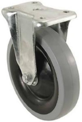 Picture of Rigid Plaste Caster Thermoplastic Rubber Gray 5"