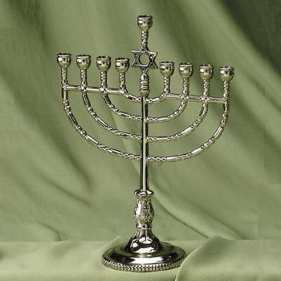 Picture of Traditional Menorah Silvertone
