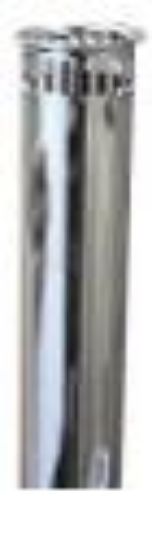 Picture of 1-1/4" X 9" Chrome-Plated Vacuum-Breaker Tail-Piece
