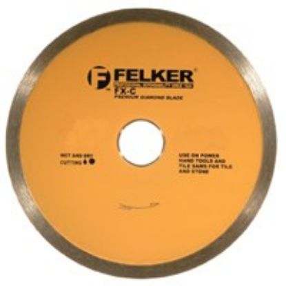 Picture of FX-C Premium Diamond-Abrasive Circular-Sawblade Dry/Wet Cutting Continuous-Rim 4-1/2" x .060" x 7/8"...
