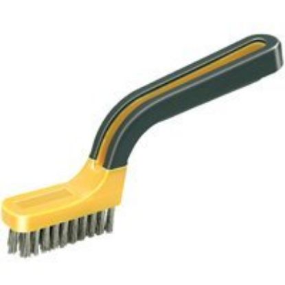 Picture of Wire Scratch-Brush Bristle Narrow Handle Solvent-Resistant 7" Long x 3/4" Wide