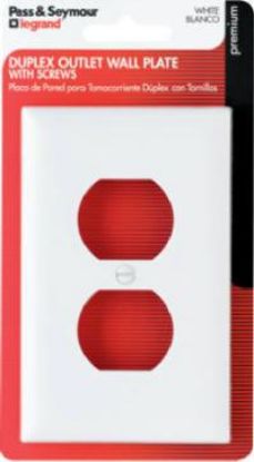 Picture of 1-Gang Duplex-Receptacle White Wall-Plate