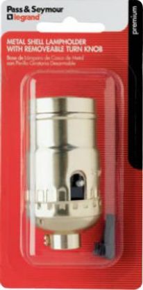 Picture of Brass Single-Pole Turn Socket