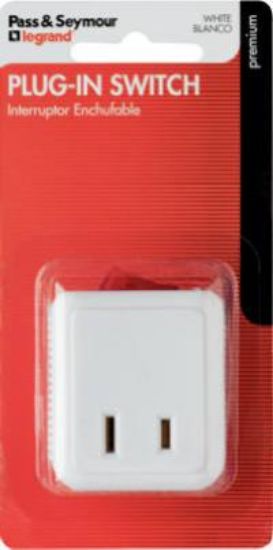 Picture of White Plug-In Cord-Switch