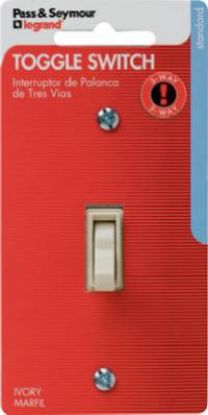 Picture of 15-Amp Ivory 3-Way Grounding Switch