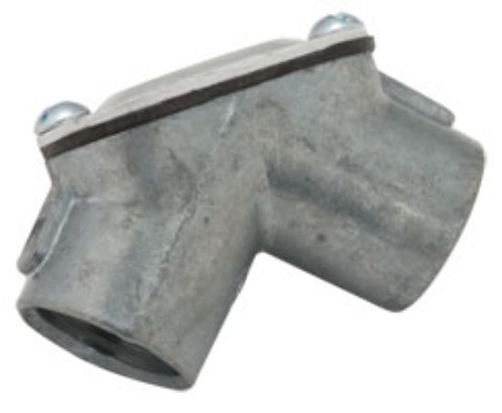 Picture of 90° Handy Elbow Threaded Connectors 1/2" Die-Cast-Zinc