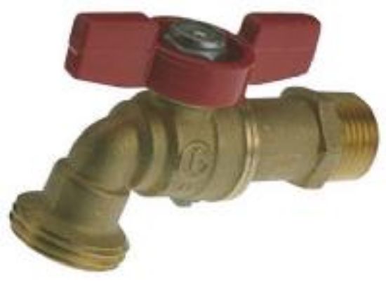 Picture of Ball-Valve Hose-Bibb Brass 1/2"