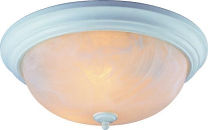 Picture of Light-Fixture Ceiling-Mount 2-bulb White Color Alabaster