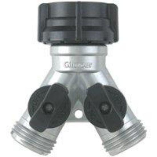 Picture of Y Connector With Shut-Off Zinc