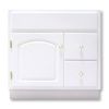 Picture of White RTA VANITY 1DOOR/2DRAWER