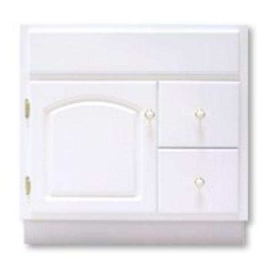 Picture of White RTA VANITY 1DOOR/2DRAWER