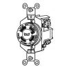 Picture of 3A125/25V Single Lock Electrical-Outlet