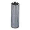 Picture of Deep-socket 6-point Chrome-vanadium-steel 1/4"-drive 11/32"