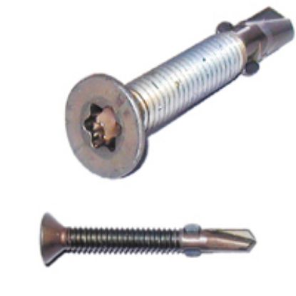 Picture of Sheetmetal-Screw Zinc-Plated Self-Drilling 1/4" x 2"
