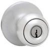 Picture of Lock-set Entrance-type Knob 26d Satin-chrome