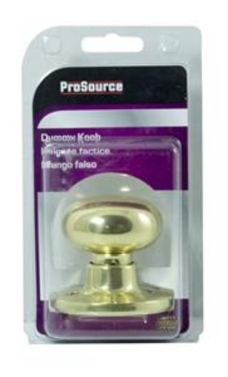Picture of Egg-shape Dummy Knob Polished-brass
