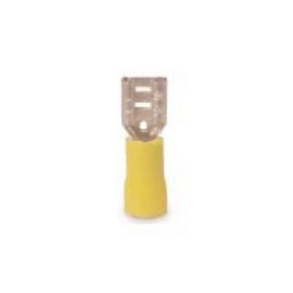 Picture of Female Disconnect-Terminal Yellow 10-12 16/pk