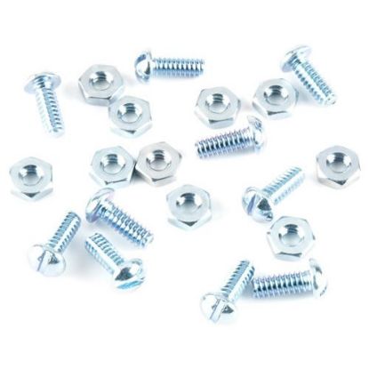 Picture of Machine-Screw With-Nuts Round-Head Combo-Drive #10-24 x 1"