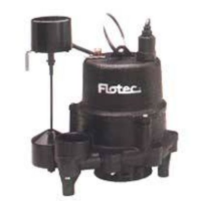 Picture of Sump-pump 1-horsepower Submersible Submersible Zinc Vertical Float-switch 6660gph
