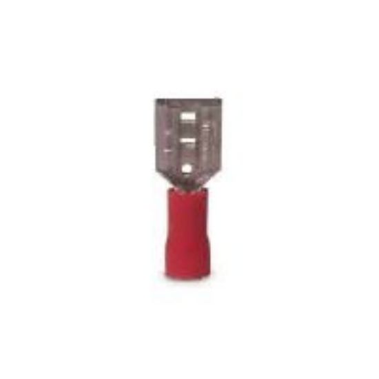 Picture of Female Disconnect-Terminal Insulated 22-16 AWG 0.250" Tab 21Pk