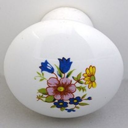 Picture of Ceramic Knob W/floral
