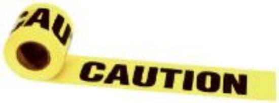 Picture of Barricade-tape "caution" 3" X 300' X 0.002"