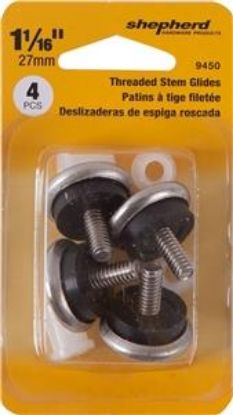 Picture of Furniture-glide Steel Threaded 1/4"-20 1-1/16"