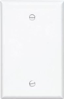 Picture of Wall-plate Blank Midsize Polycarbonate White