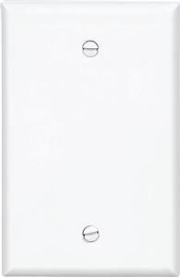Picture of Wall-plate Blank Midsize Polycarbonate White