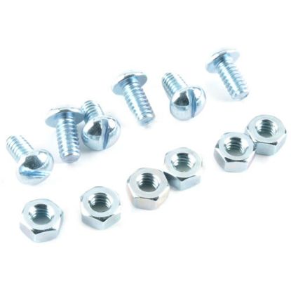 Picture of Machine-Screw With-Nuts Round-Head Combo-Drive #10-24 x 1-1/2"