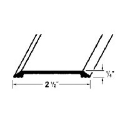 Picture of 36" GOLD 2.5" THRESHOLD