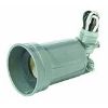 Picture of Light-Bulb-Socket Weather-Proof Single Adjustable Aluminum Gray
