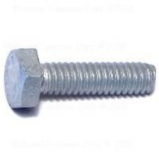 Picture of Galvanized-Steel 1/4-20 TPI 20 X 1 Hex-Cap Screws