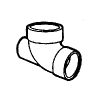 Picture of 7332/4861lh 3 x 3 x 2 DWV-Rated Elbow